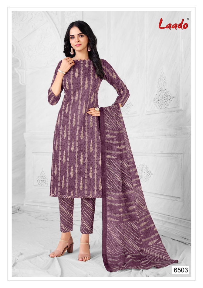 Laado Vol 65 Regular Wear Wholesale Printed Cotton Dress Material
